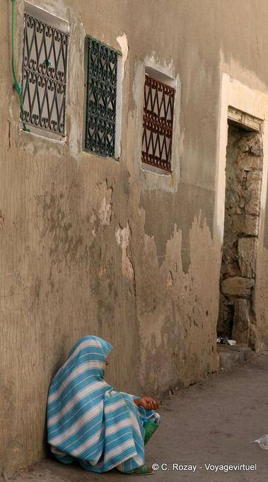 Bettler in Sfax Spur - Tunesien