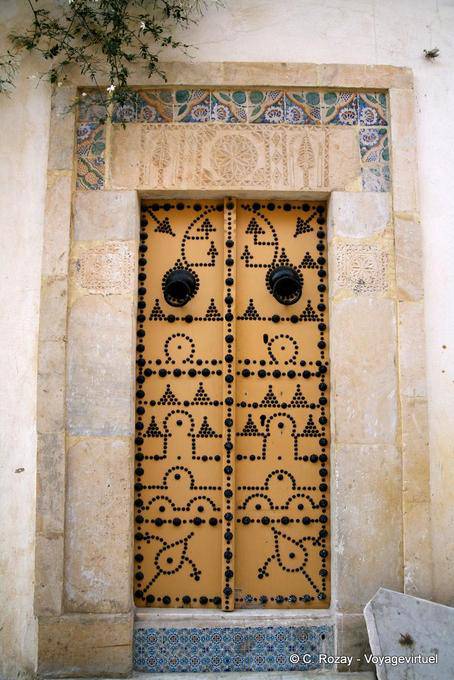 Schilder Tür Sousse Medina - Tunesien