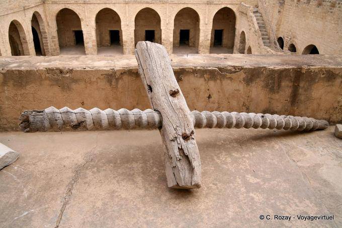 Bleibt der Schraube eine Olivenpresse, Ribat of Sousse - Tunesien