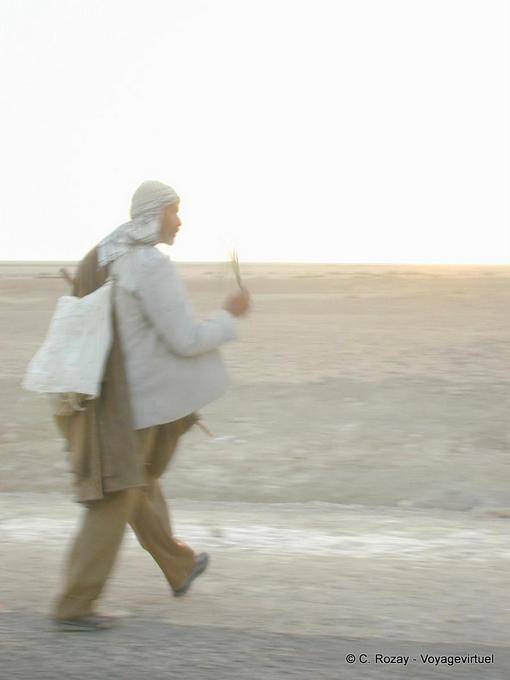 Shepherd im Lichte der Chott el Jerid - Tunesien