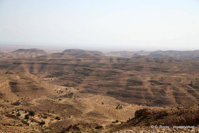 Gebirgslandschaft rund Toujane - Tunesien