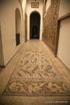 Korridor, um Fische, Terrazzo, Bardo Museum, Tunesien.