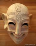 Bardo-Museum, Punische grinsend Maske, Tunesien.