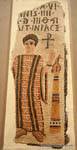 Bardo-Museum, im Gebet beten Heben der Arme, Mosaik, Region Sfax, Tunesien.