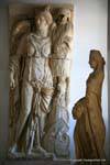 National Museum von Karthago, Relief von Victory (zweite Jahrhundert nach Christus. AD), Tunesien.