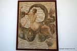 National Museum von Karthago, Mosaik Delfine, Tunesien.