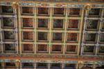 Carthage, Saint Louis-Kathedrale, Detail der bemalten Holzkassettendecke, Tunesien.