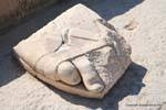 Carthage, archäologische Stätte, Marmor riesigen Zehen, Tunesien.