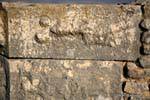 Dougga, geprägt, die einen Bordell, Tunesien.