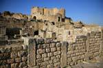 Dougga, die Wände der alten Wohnungen, Tunesien.