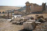 Dougga, statt der Rose der Winde, Tunesien.
