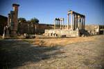 Dougga, der Tempel der Juno Caelestis, Tunesien.