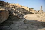 Dougga, Auditorium oder kulturelle Theater, Tunesien.