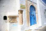 Hammamet, antike Säule Einlage in der Medina, Tunesien.