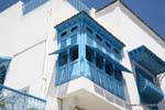 Sidi Bou Said, moucharabieh, Tunesien