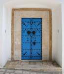 Sidi Bou Said Typische alte Türrahmen, Tunesien.