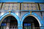 Konzentrieren Sie sich auf Steingut, jüdische Synagoge, Tunesien.