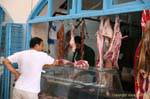 Halal-Fleisch, Houmt Souk, Tunesien.