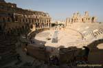 Ellipse der Arena 65 auf 39 Meter, EL Jem, Tunesien.