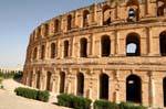 Thysdrus Kolosseum Amphitheater in El Jem, Tunesien.