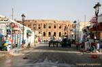 El Jem, Blick von der Souk, Tunesien.