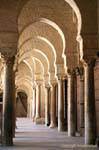 Kairouan, fragt Hufeisenbögen, Jamaa Sidi Oqba, Tunesien.