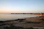 Strand von Sidi Frej Abend, Tunesien.