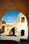 Lokale Architektur, Ksar Haddada, Tunesien.