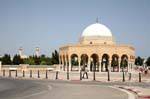 Statt mit Mitgefühl bei Beerdigungen, Esplanade, Monastir, Tunesien.