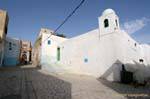 Gepflasterten Aufstieg in der Medina, Sousse, Tunesien.