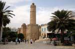Turm 27 m ermöglicht Mönch-Soldaten, um das Meer und das Hinterland, Ribat of Sousse überwachen, Tunesien.
