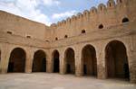 Bögen der Innenhof, Ribat of Sousse, Tunesien.
