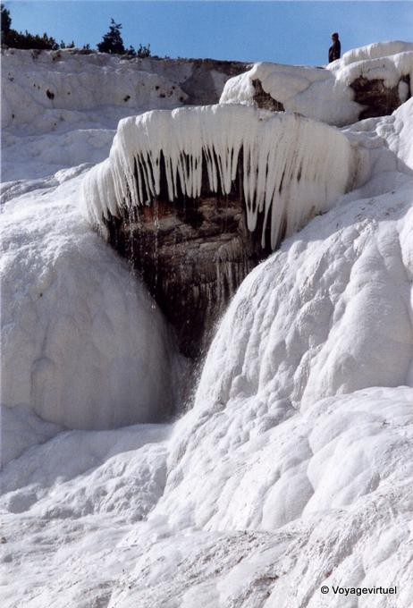 Pamukkale, Immaculate Tuffstein Konkret - Türkei