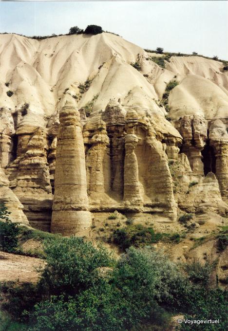 Hoodoos in Entwicklung, Kappadokien - Türkei