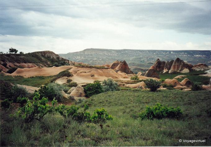 Landschaft von Kappadokien (Kapadokya) - Türkei