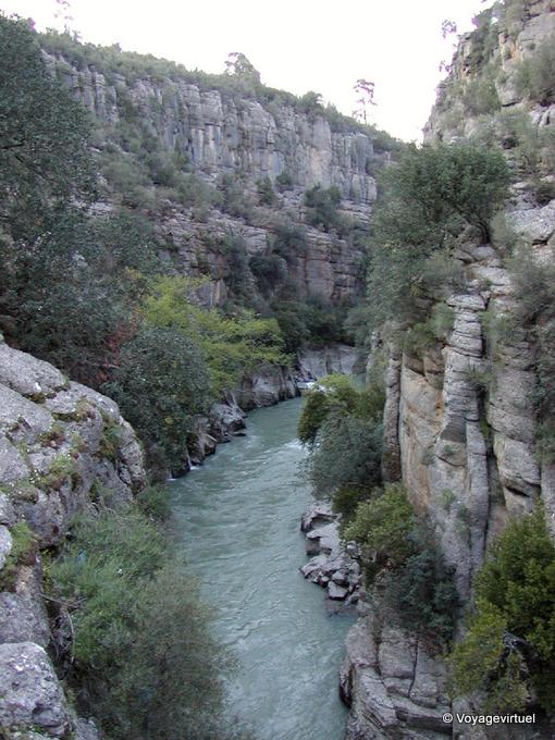 Schluchten im Köprülü Nationalpark - Türkei
