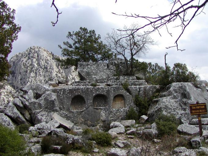 Kleiner Tempel oder Heroum (Heroon) Termessos - Türkei