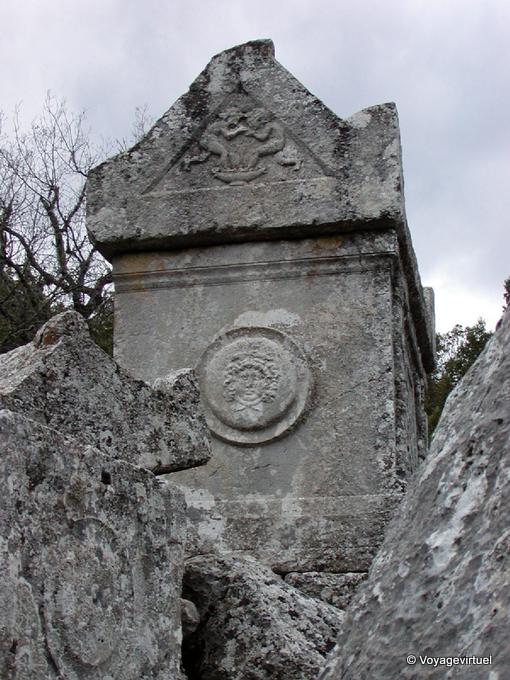 Sarkophag, Termessos, antiken Städte der Türkei - Türkei