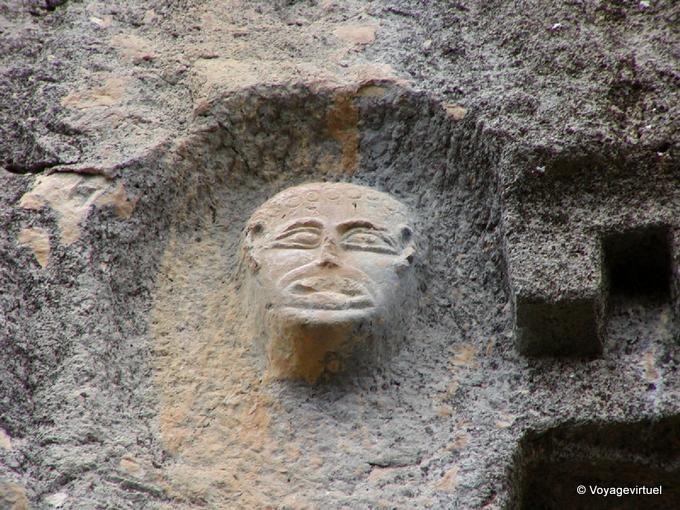 Geschnitzten Kopf, Termessos - Türkei