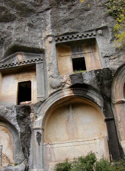 Grab in den Felsen, Nekropole von Termessos - Türkei