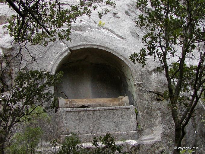 Ein Grabstein, Termessos - Türkei