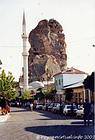 Kappadokien, Göreme, Moschee Minarett, Türkei.