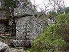 Offenen Grab von Plünderern, Termessos Nekropole, Türkei.