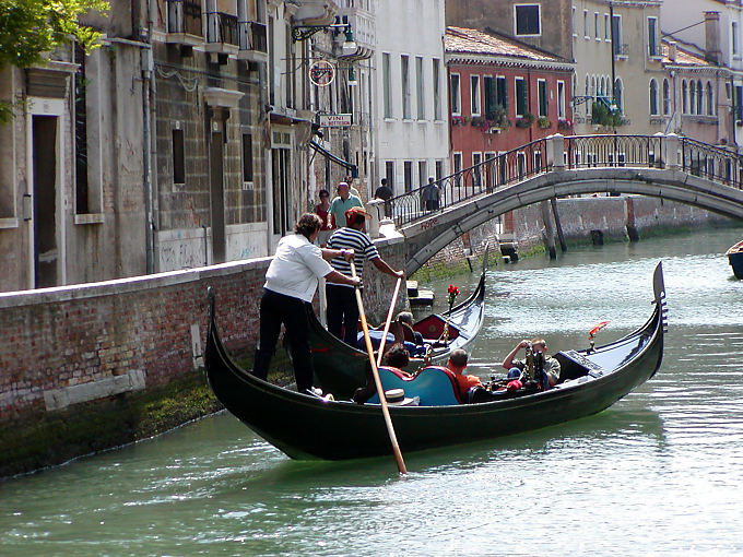 Gondeln, Venedig, Italien