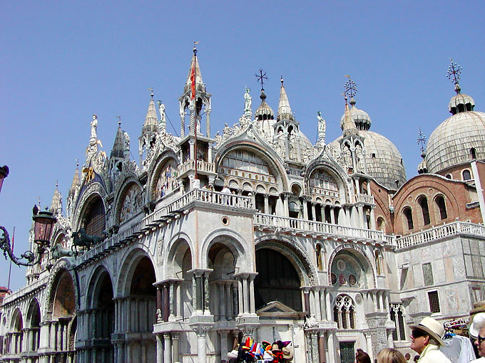 Markusdom rechte Seitenansicht, Venedig, Italien
